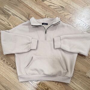Stylish zipup sweatshirt